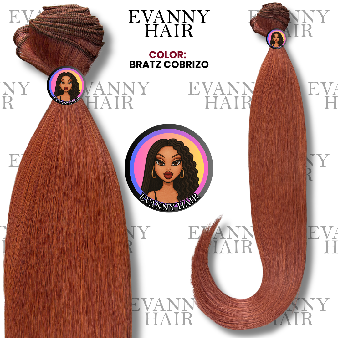 Extensiones Clon Humano tono Bratz Cobrizo